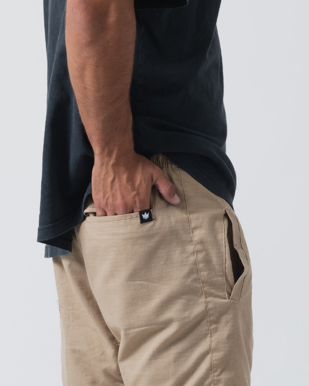 Kingz Casual Gi Shorts - Khaki