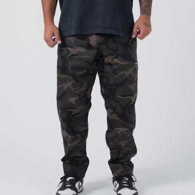 Kingz Casual Rip Stop Gi Pant - Camo