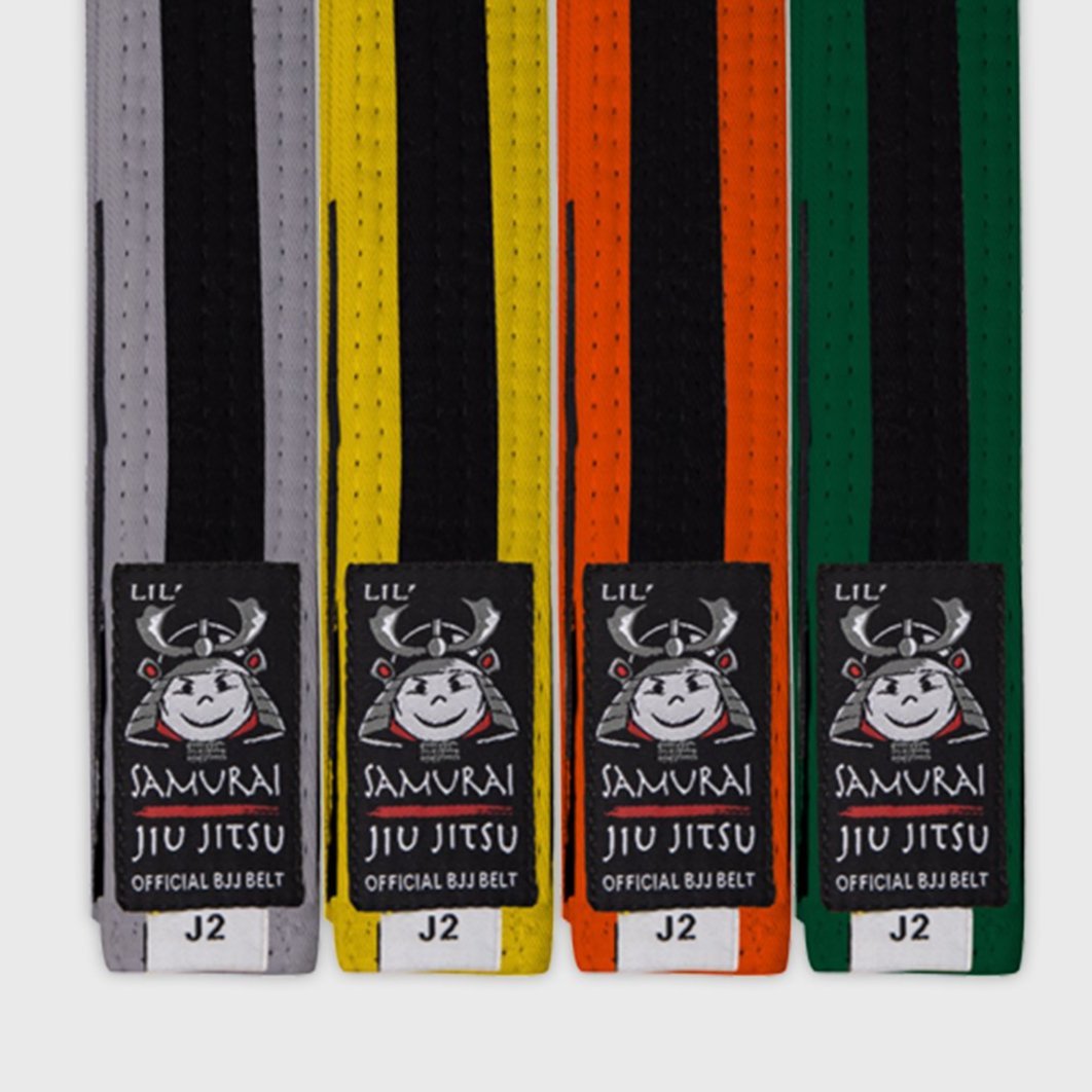 Lil Samurai Kids Belt - Black Stripe - Fighters Market